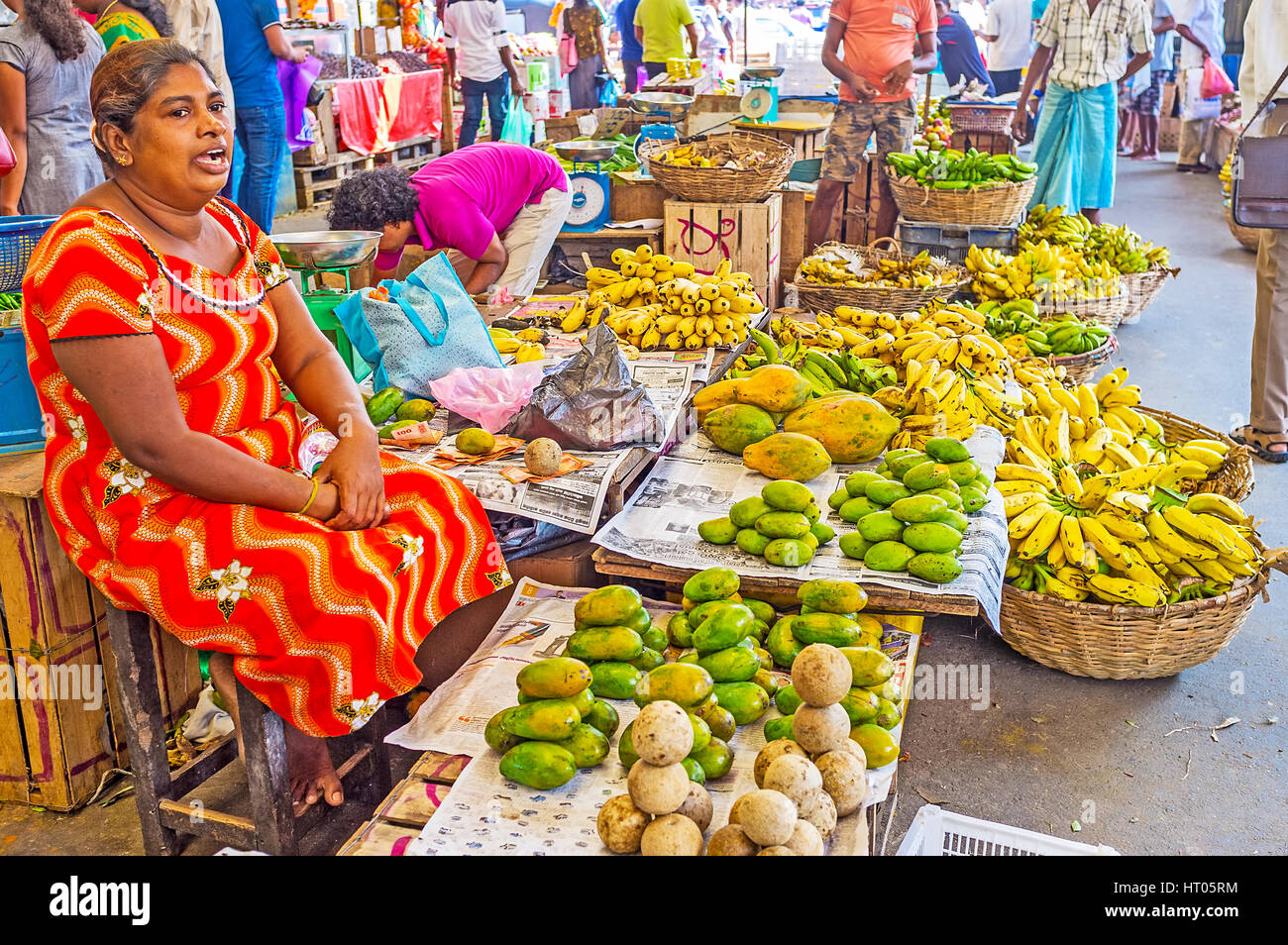 Sri lanka vegetable seller colombo hires stock photography and images