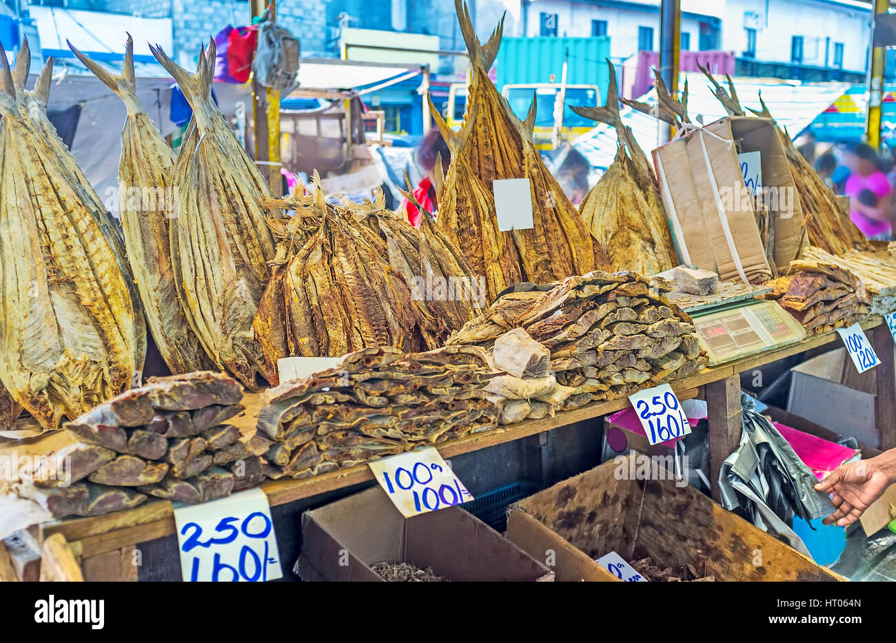 The Fose Market in Pettah is the nice place to choose and try local