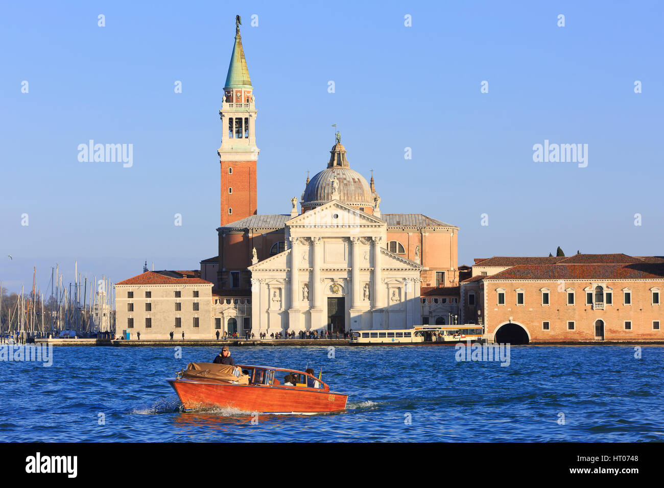 The Church of San Giorgio Maggiore (1610) in Venice, Italy Stock Photo ...
