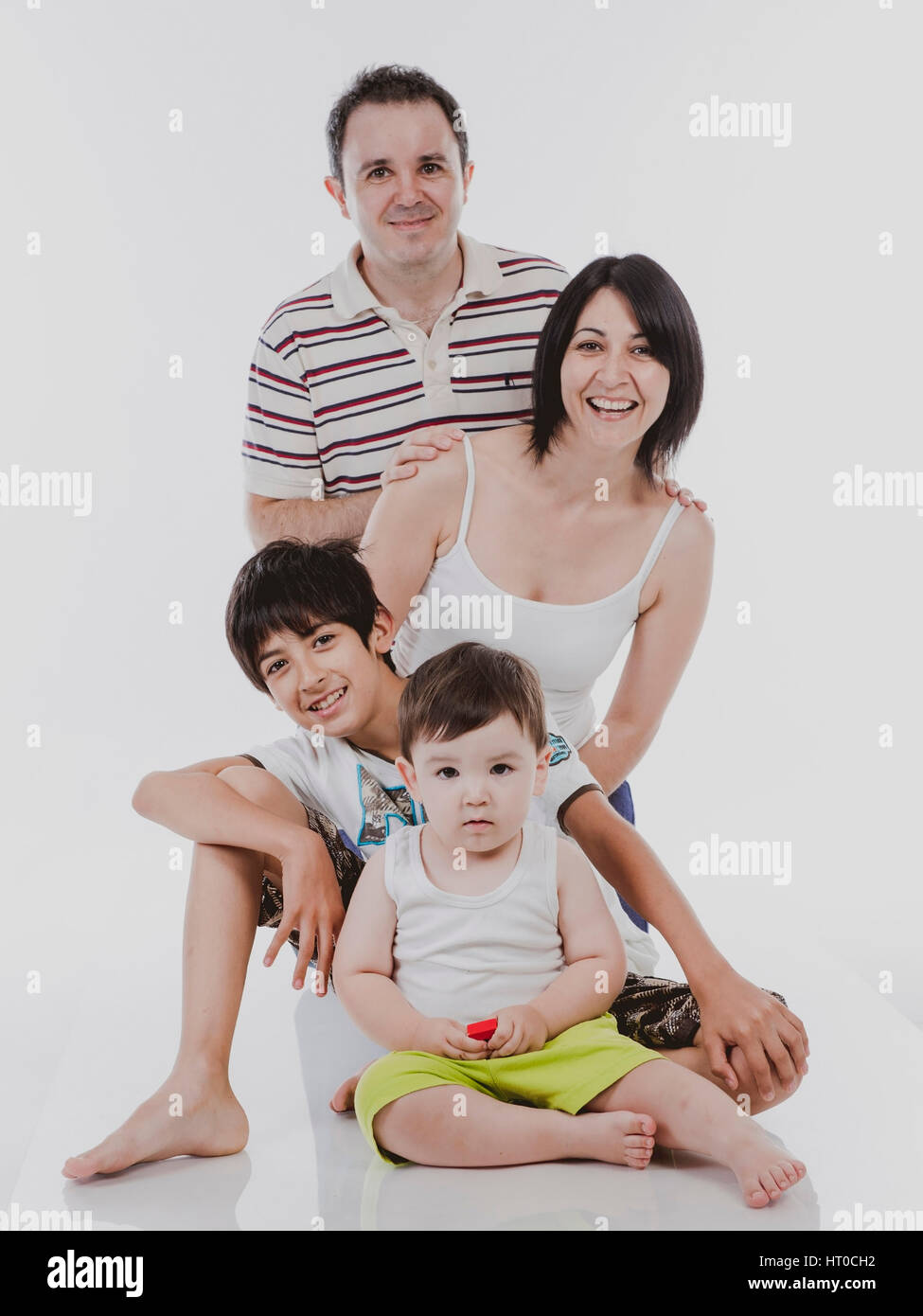 Familie - family Stock Photo