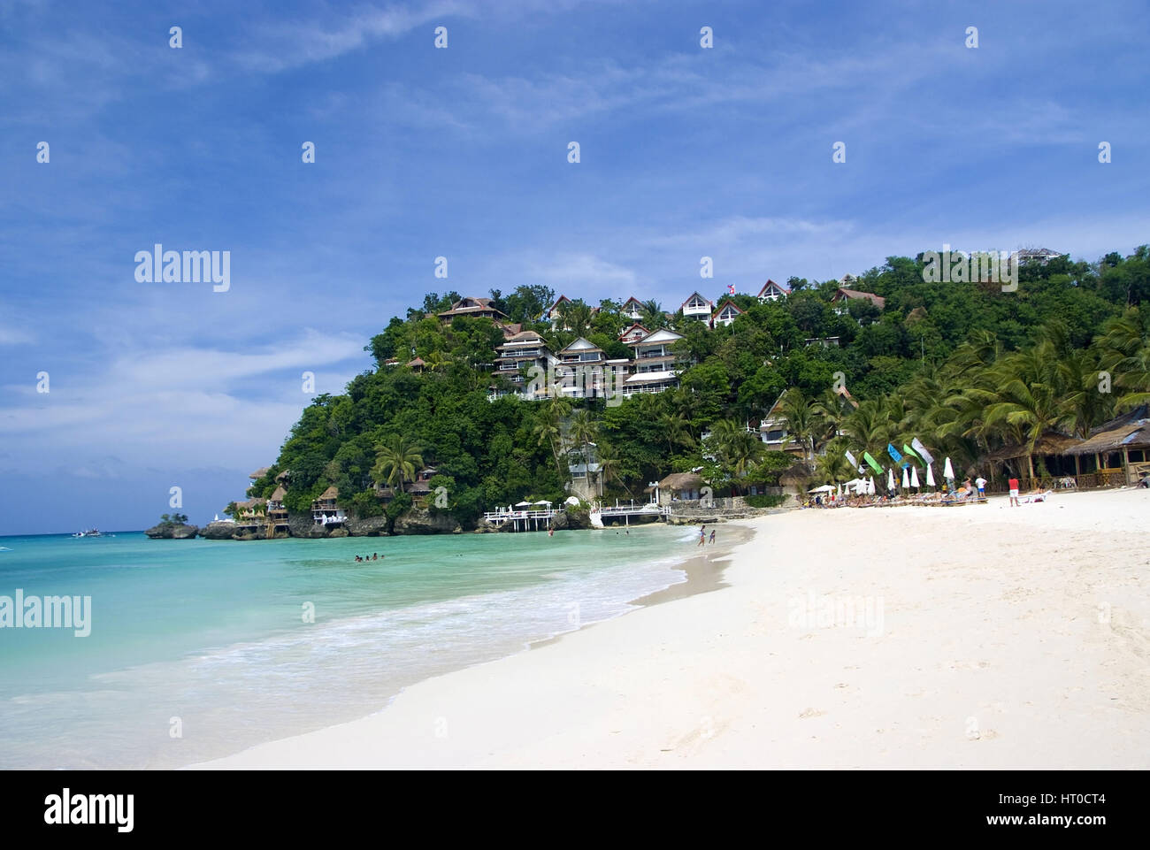 Dinivid-Beach auf Boracay, Philippinen - Dinivid Beach, Boracay, Philippines Stock Photo