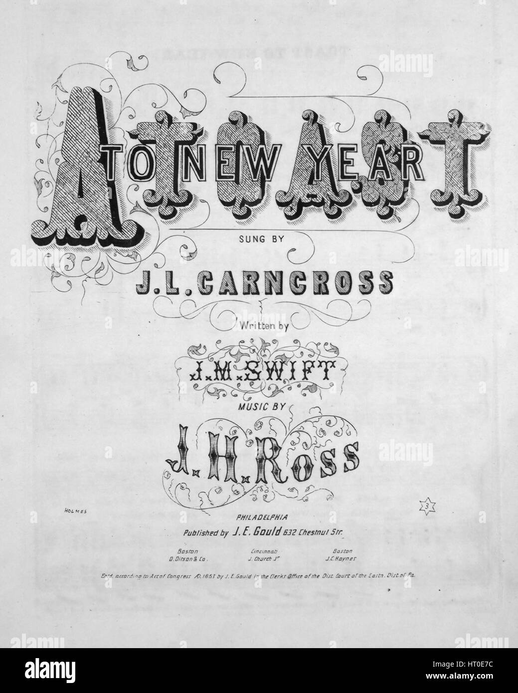 Musical Note Toast Sheet music cover image of the song 'A Toast to New Year', with ...