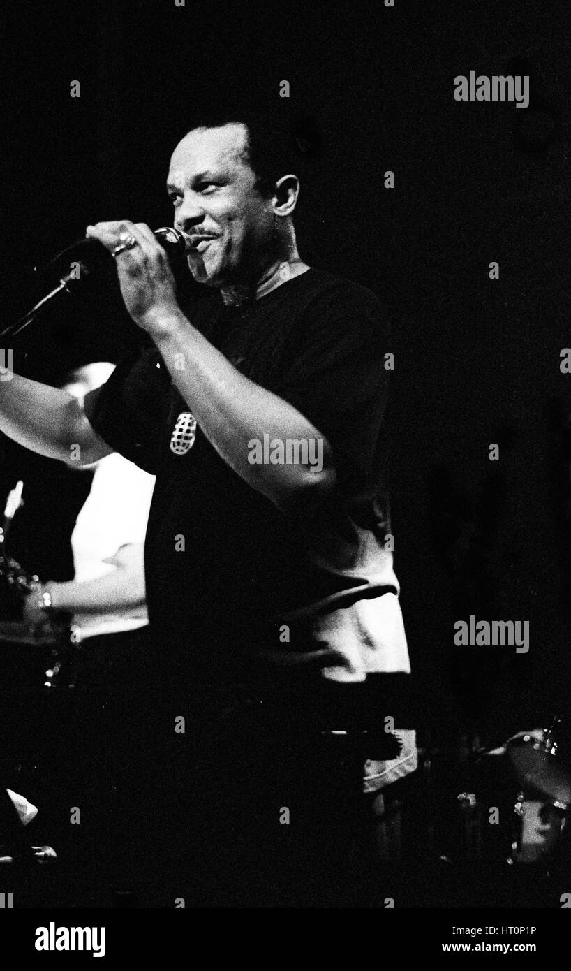 Roy Ayers, Ronnie Scott's, London, 1990. Artist Brian O'Connor Stock