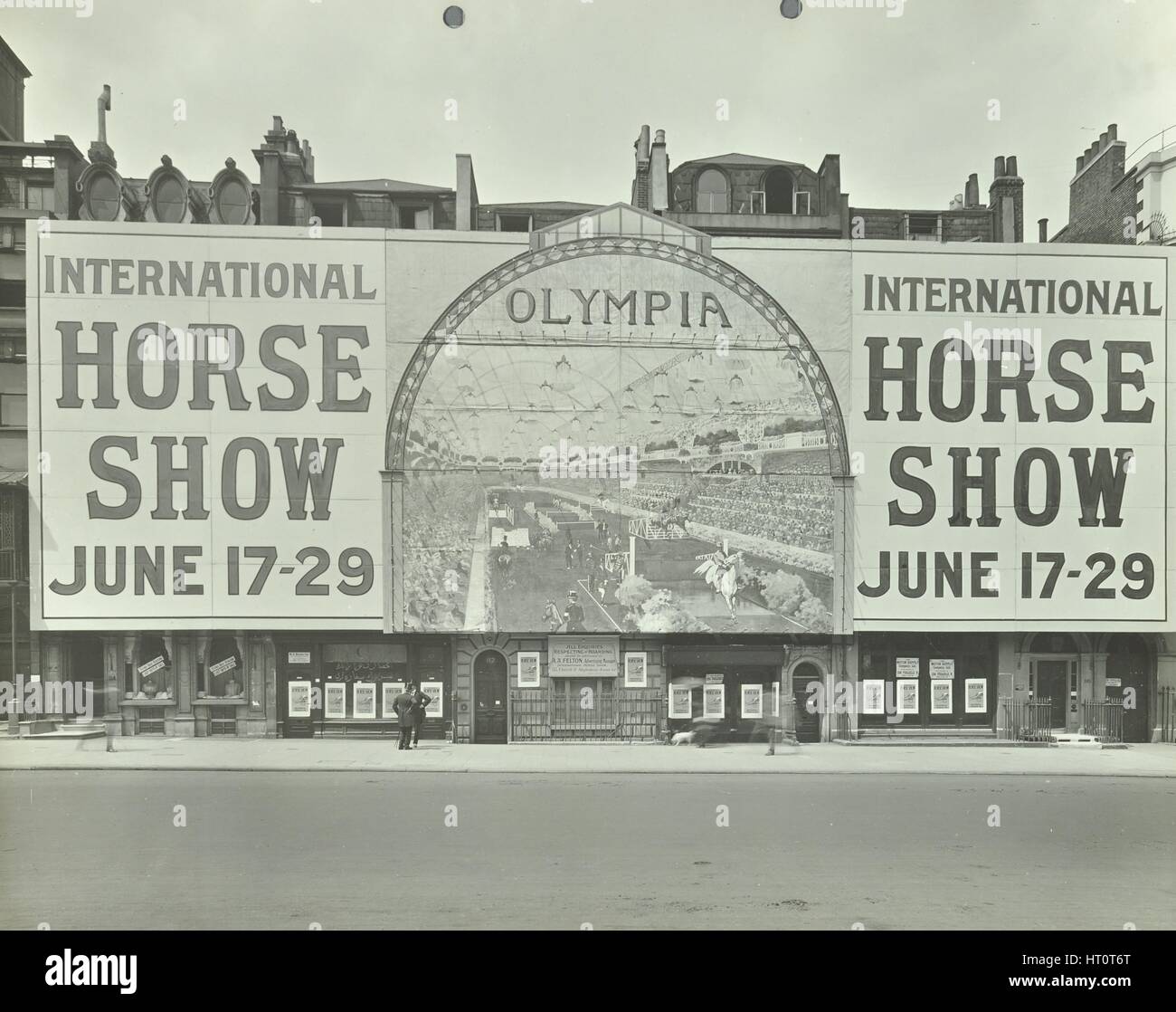 Advertisement for the International Horse Show, 114 Piccadilly, London, 1912. Artist: Unknown. Stock Photo
