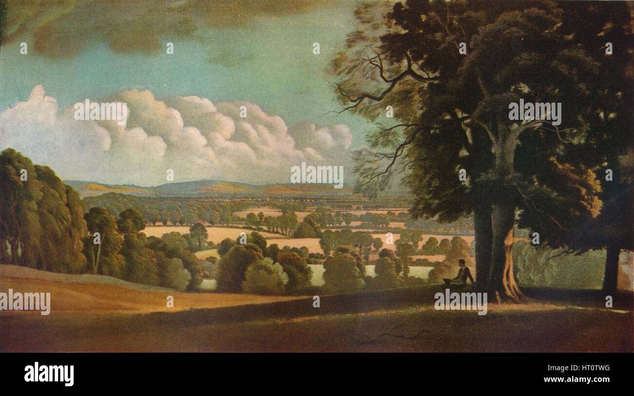'The Vale of Aylesbury', 1933. Artist: Rex Whistler. Stock Photo