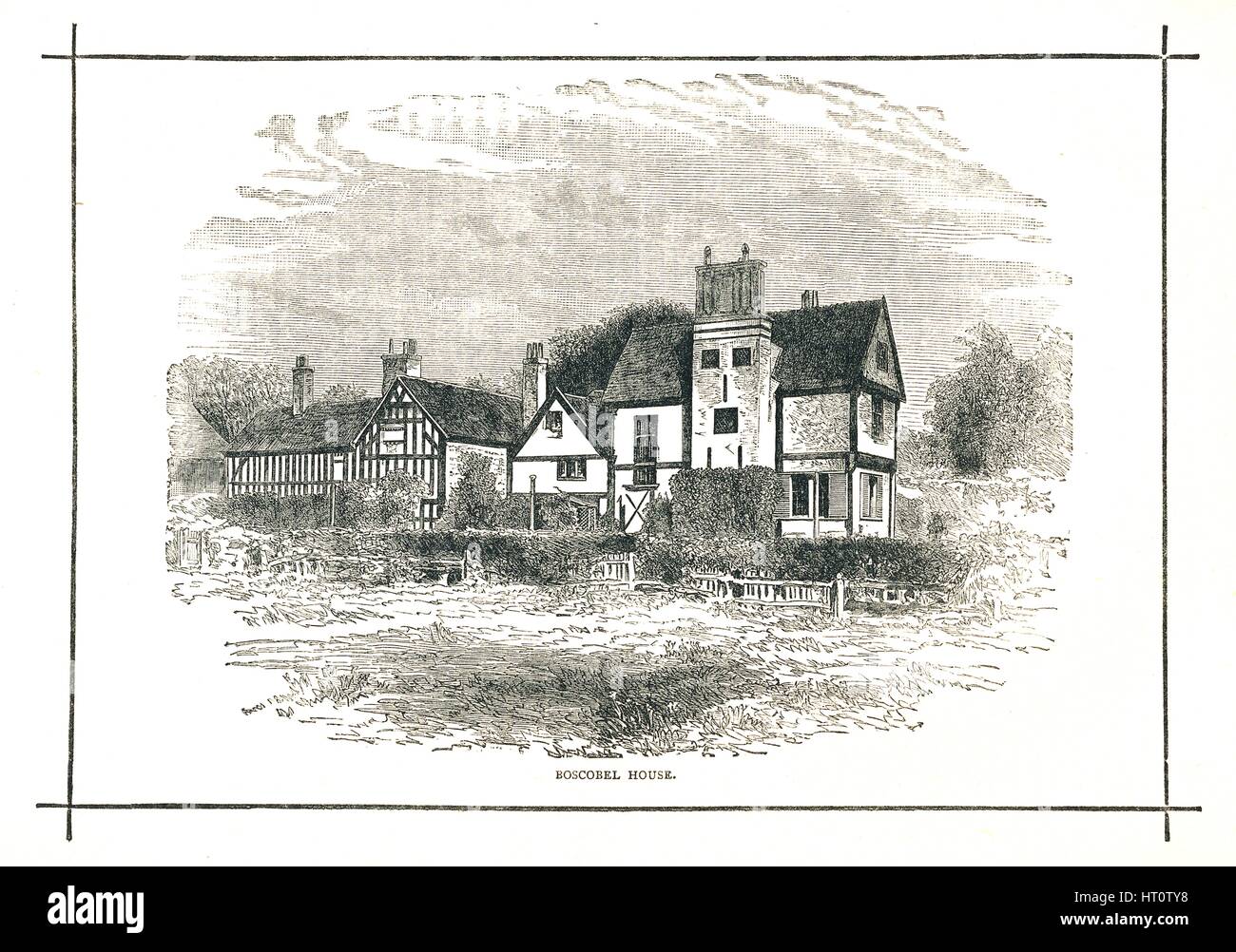 'Boscobel House, Shropshire', 1893. Artist: Unknown. Stock Photo