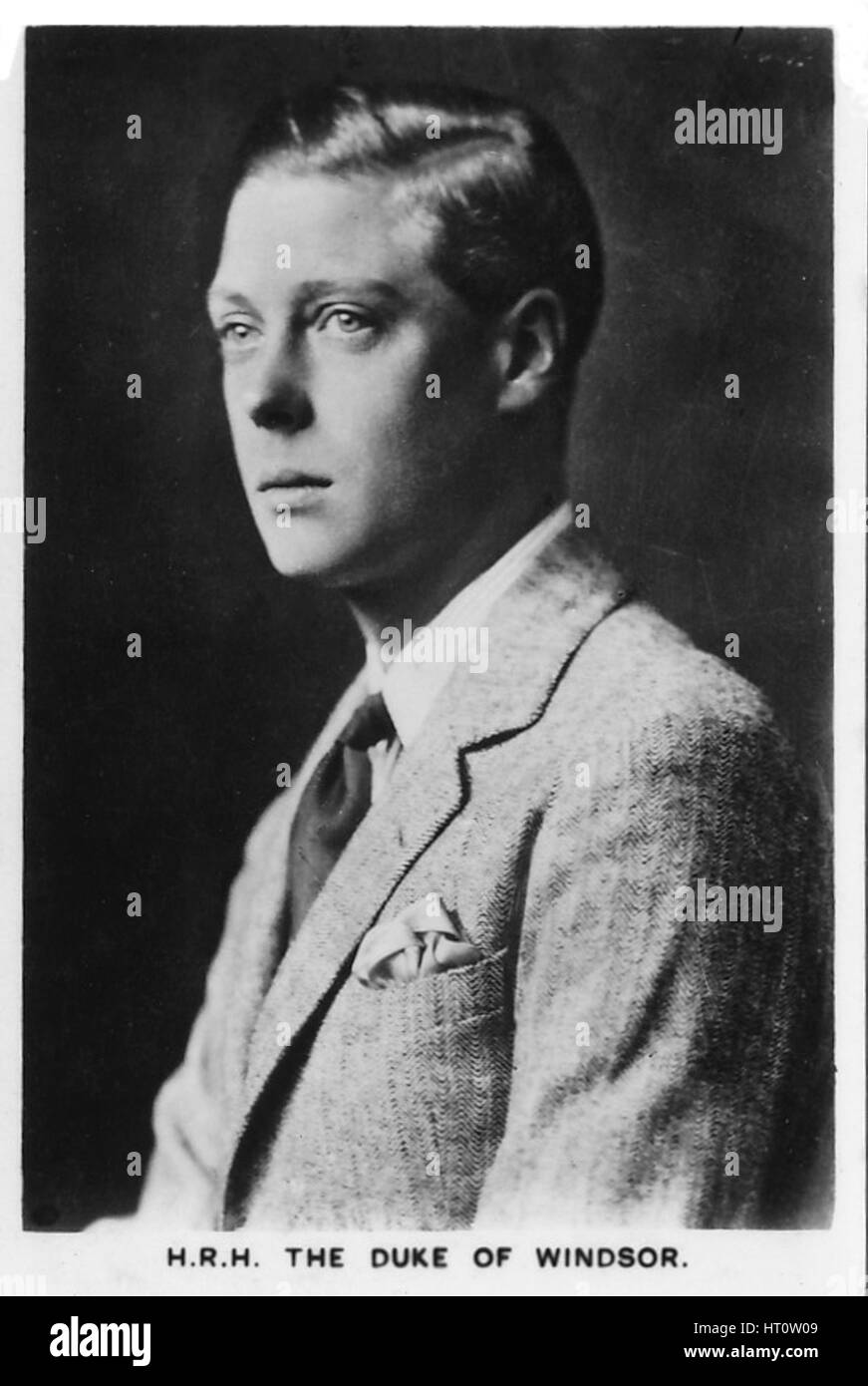 'HRH The Duke of Windsor', 1937. Artist: Unknown. Stock Photo