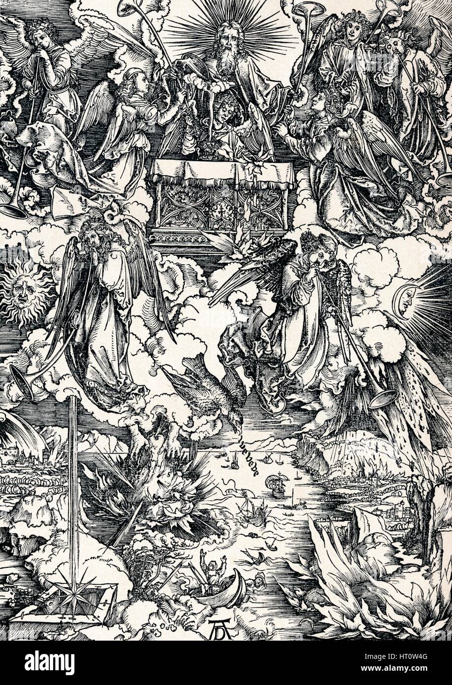 The seven trumpet angels hires stock photography and images Alamy