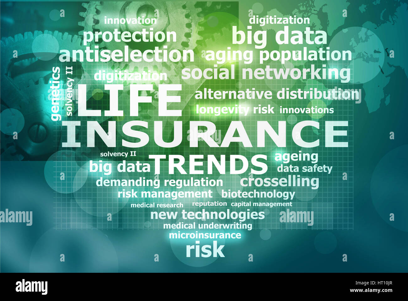 life insurance trends Stock Photo