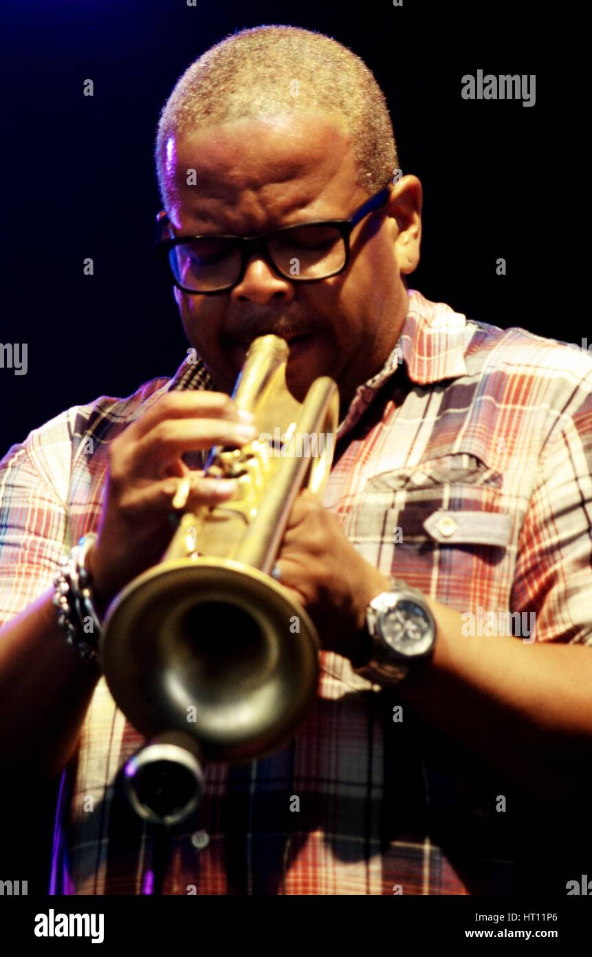 Terence Blanchard, Love Supreme Jazz Festival, Glynde, East Sussex.  Artist: Brian O'Connor Stock Photo