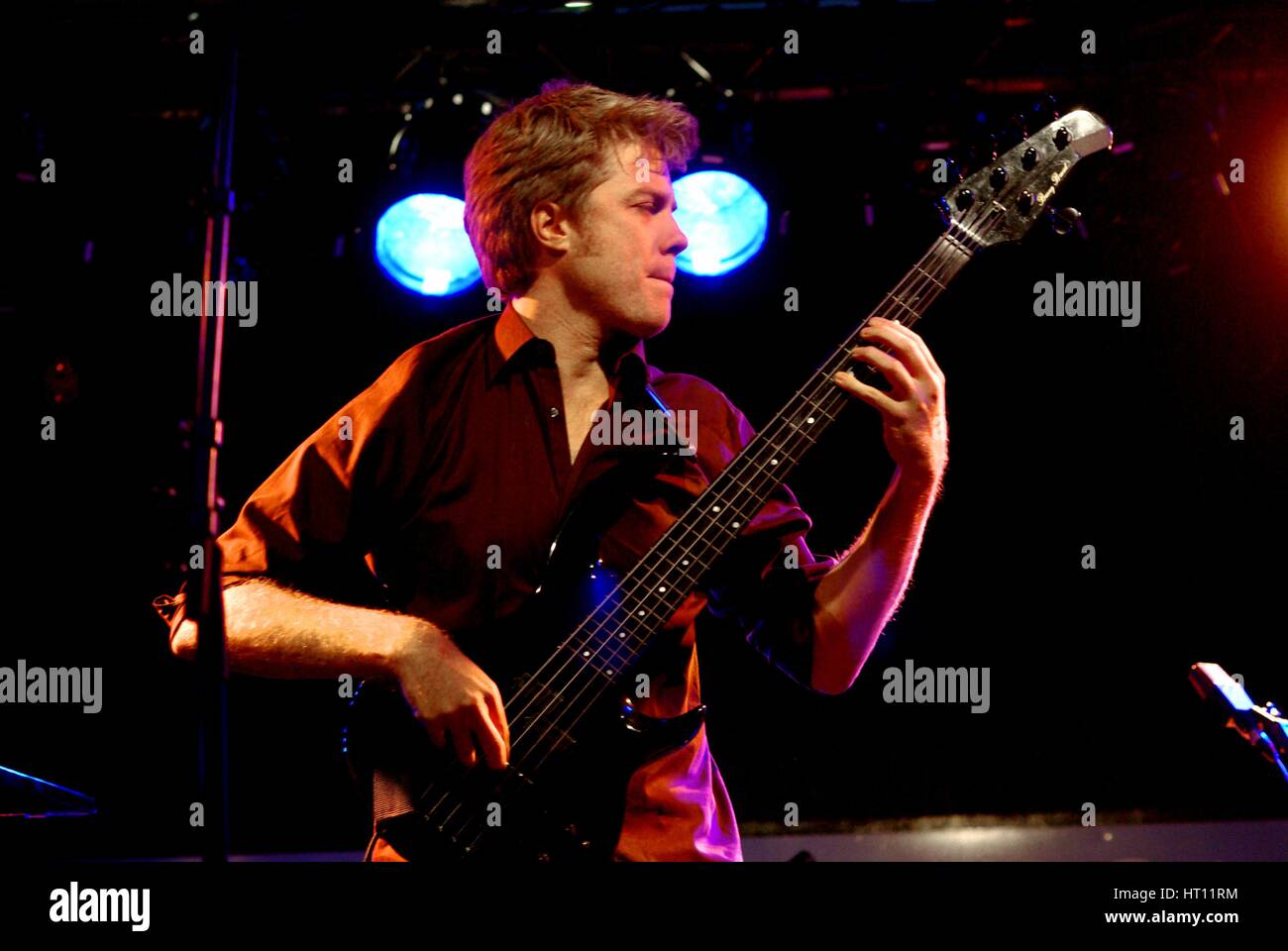 Kyle Eastwood (son of Clint Eastwood), Imperial Wharf Jazz Festival, London.  Artist: Brian O'Connor Stock Photo