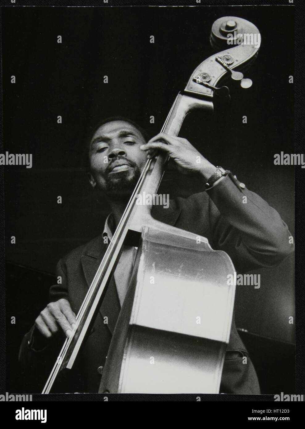 Ronnie Boykins playing at the Newport Jazz Festival, Ayresome Park, Middlesbrough, July 1978. Artist: Denis Williams Stock Photo