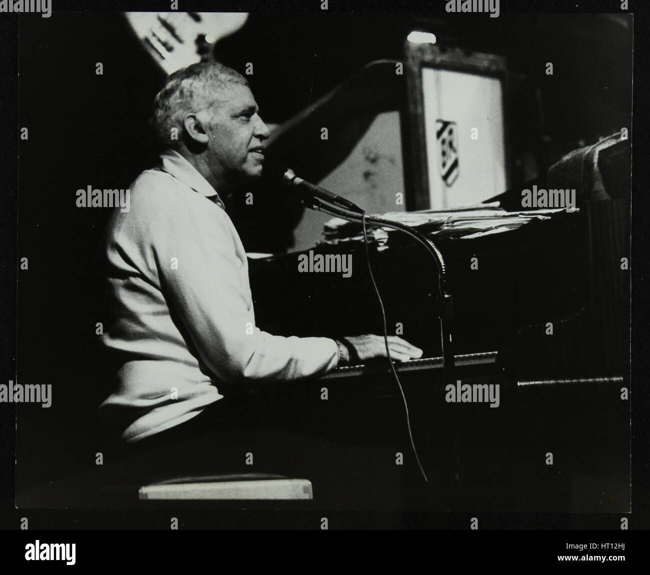 Buddy Rich on piano on his last appearance at the Forum Theatre ...