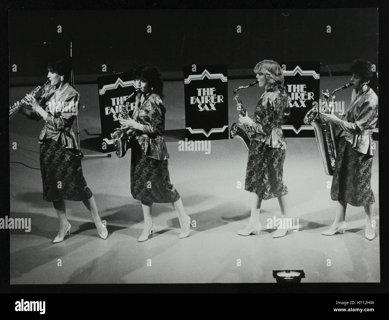 Allfemale quartet The Fairer Sax performing at the Forum Theatre