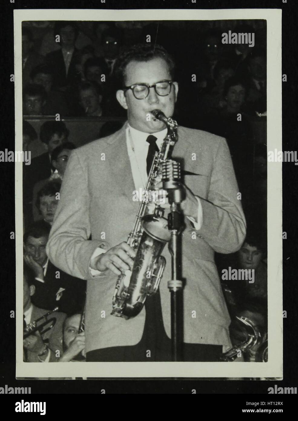 The Stan Kenton Orchestra in concert, 1956. Artist: Denis Williams Stock Photo