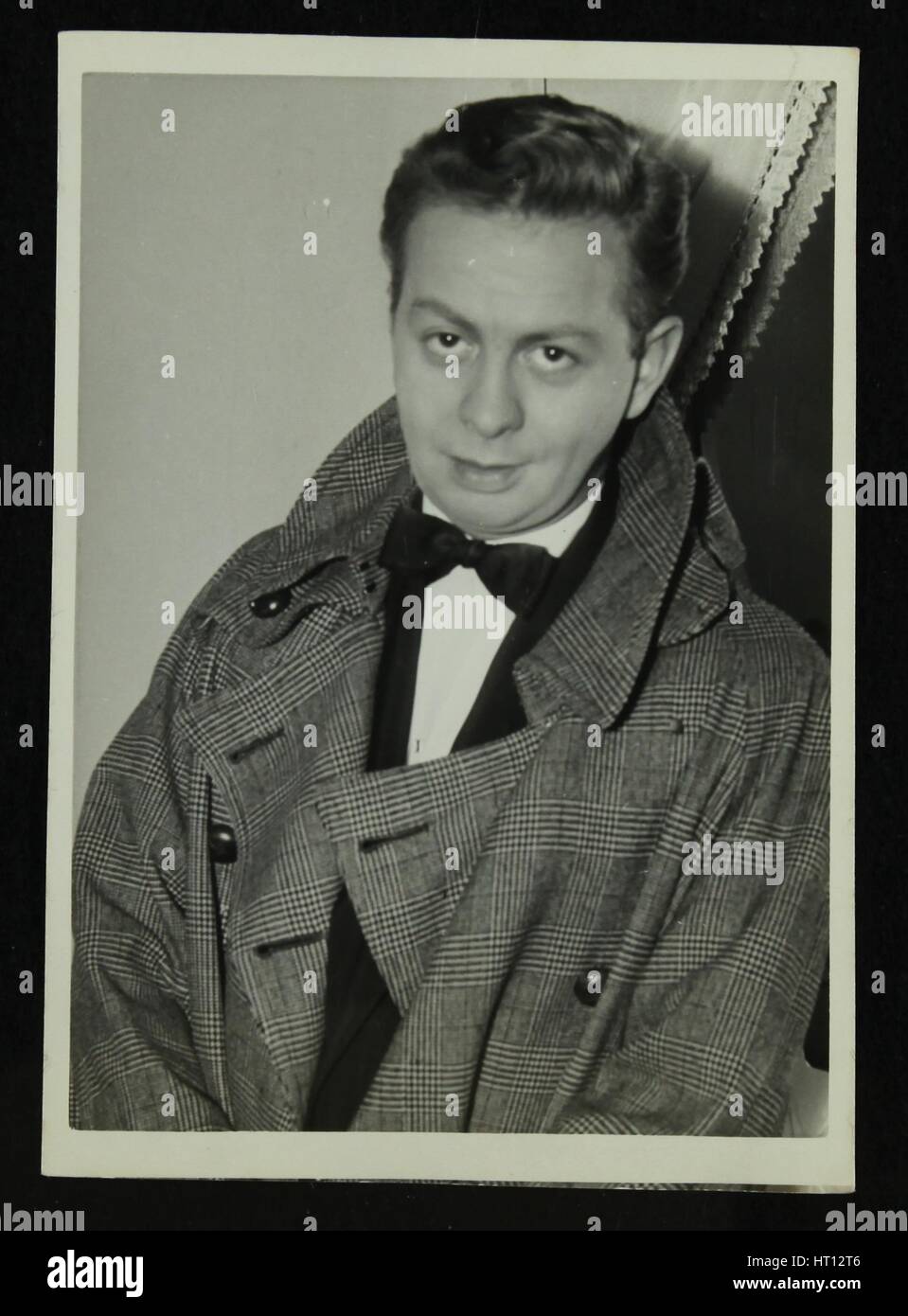 Portrait of American singer, musician and actor Mel Torme, c1950s. Artist: Denis Williams Stock Photo