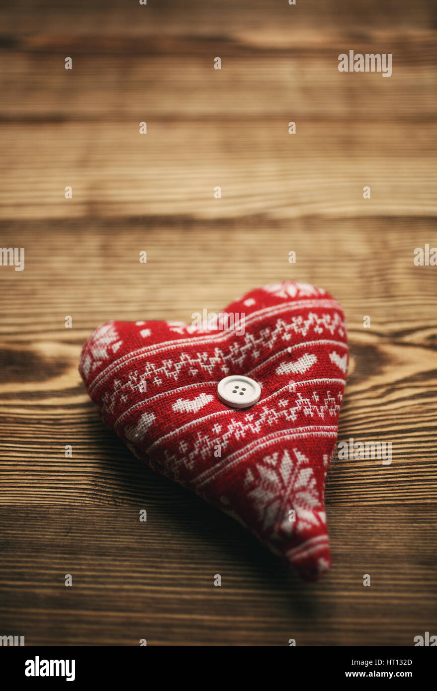 Rustic fabric heart on old wood background,with copy space Stock Photo ...