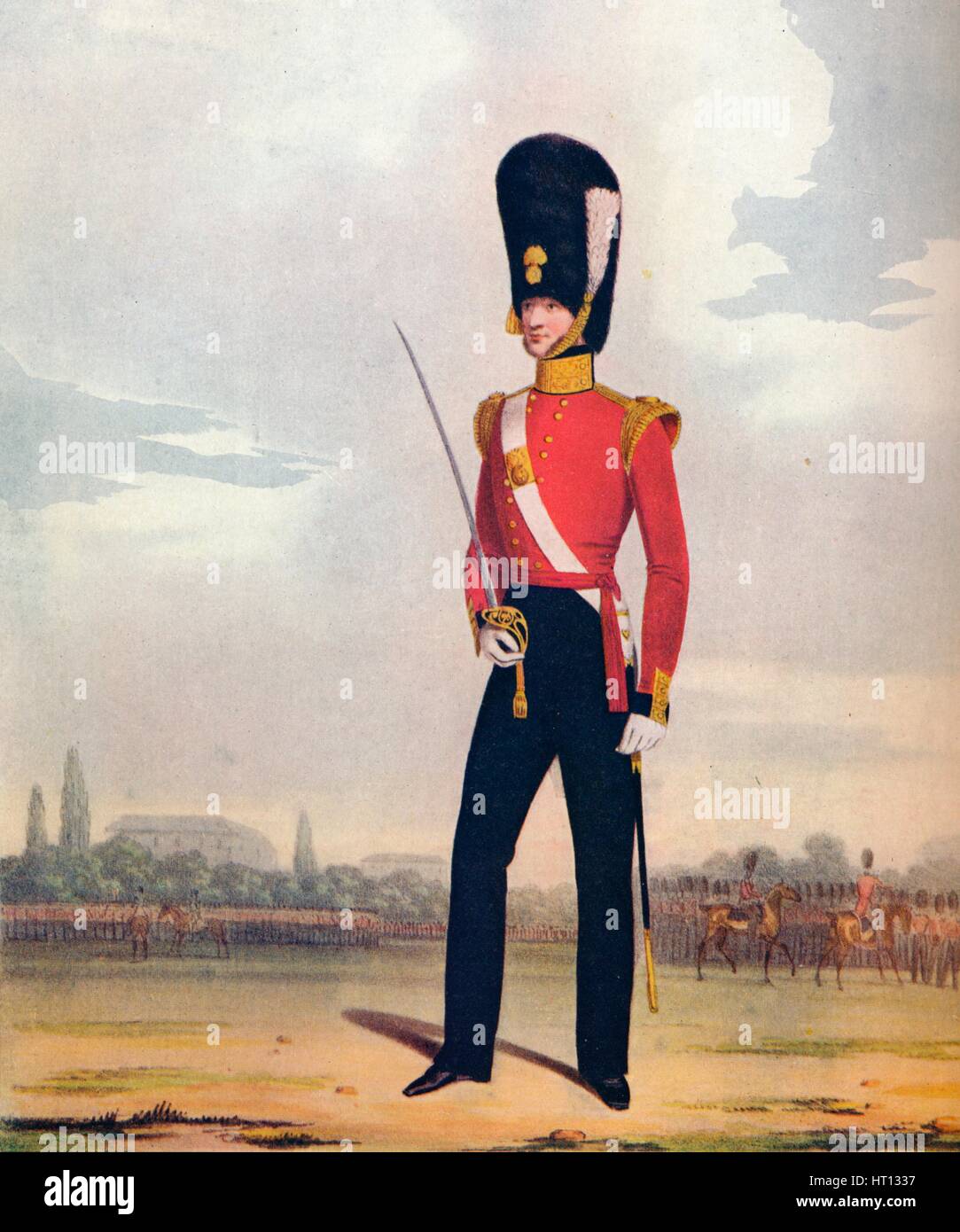 Officer of the 87th (or Royal Irish) Fusiliers, c1833. (1914). Artist: Unknown Stock Photo