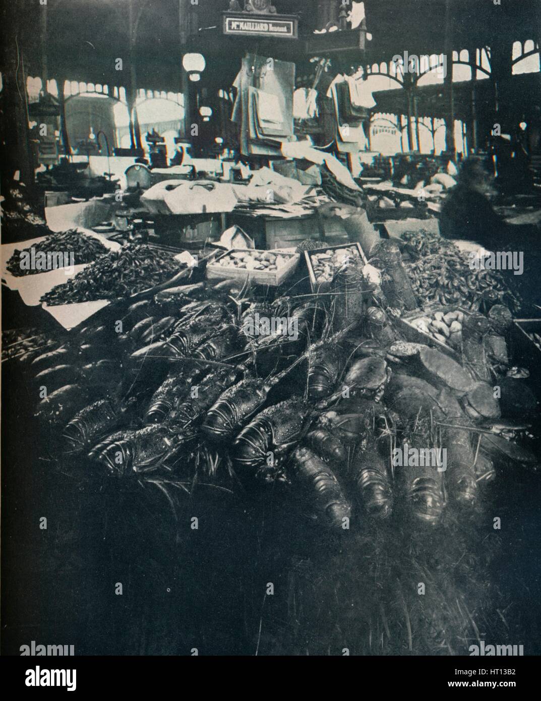 Fish Market, c1877-1927, (1929). Artist: Eugene Atget Stock Photo