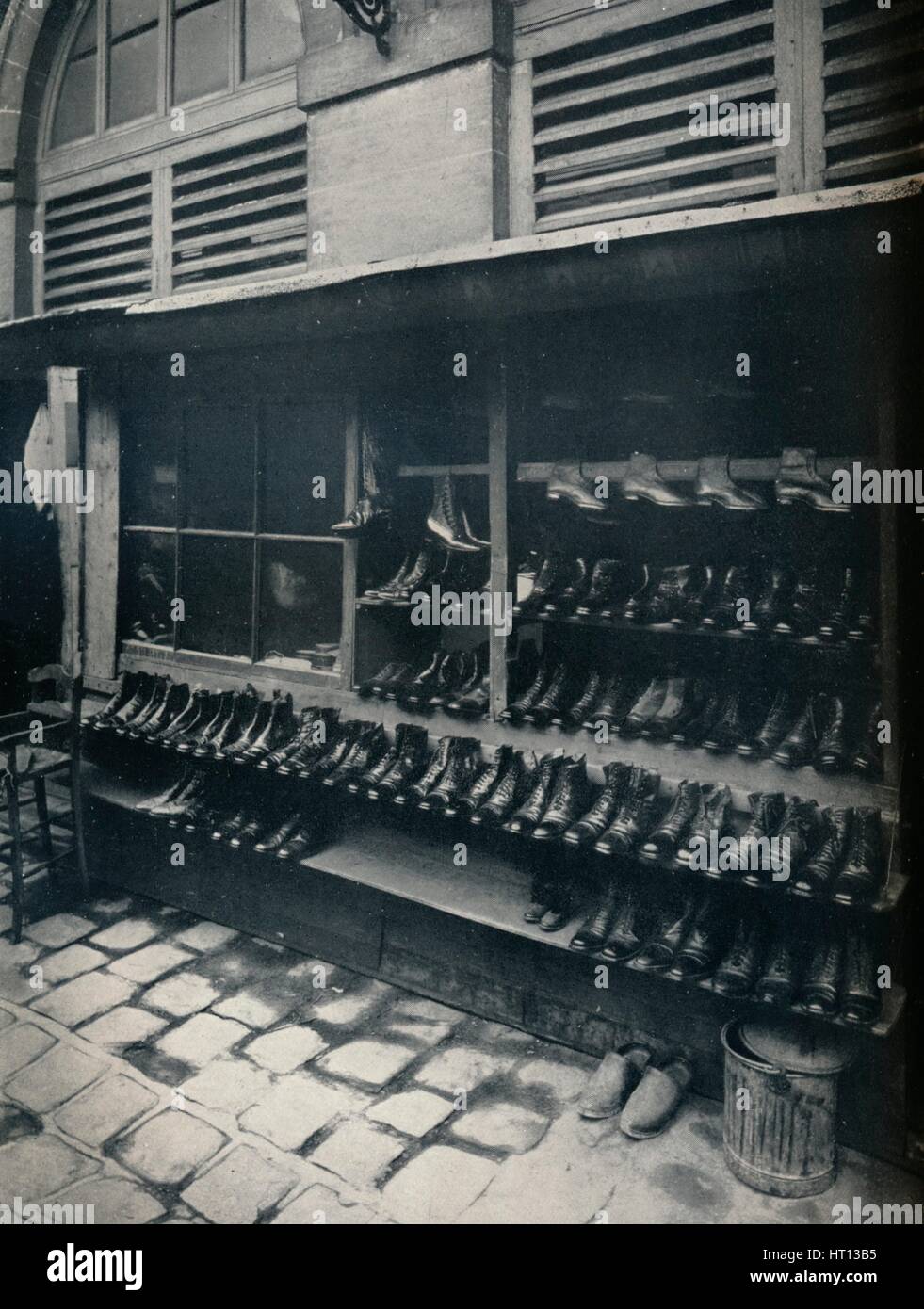 Old Shoes, c1877--1927, (1929). Artist: Eugene Atget Stock Photo
