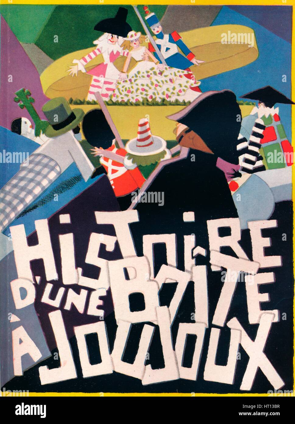 Cover Design by Andre Helle for Histoire d'une Boite a Joujoux, 1926, (1929). Artist: Andre Helle Stock Photo