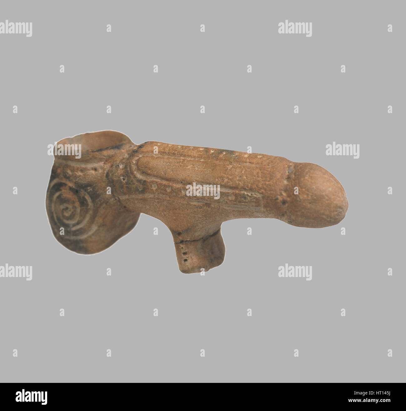 Phallus, 4500-3000 BC. Artist: Prehistoric Russian Culture Stock Photo