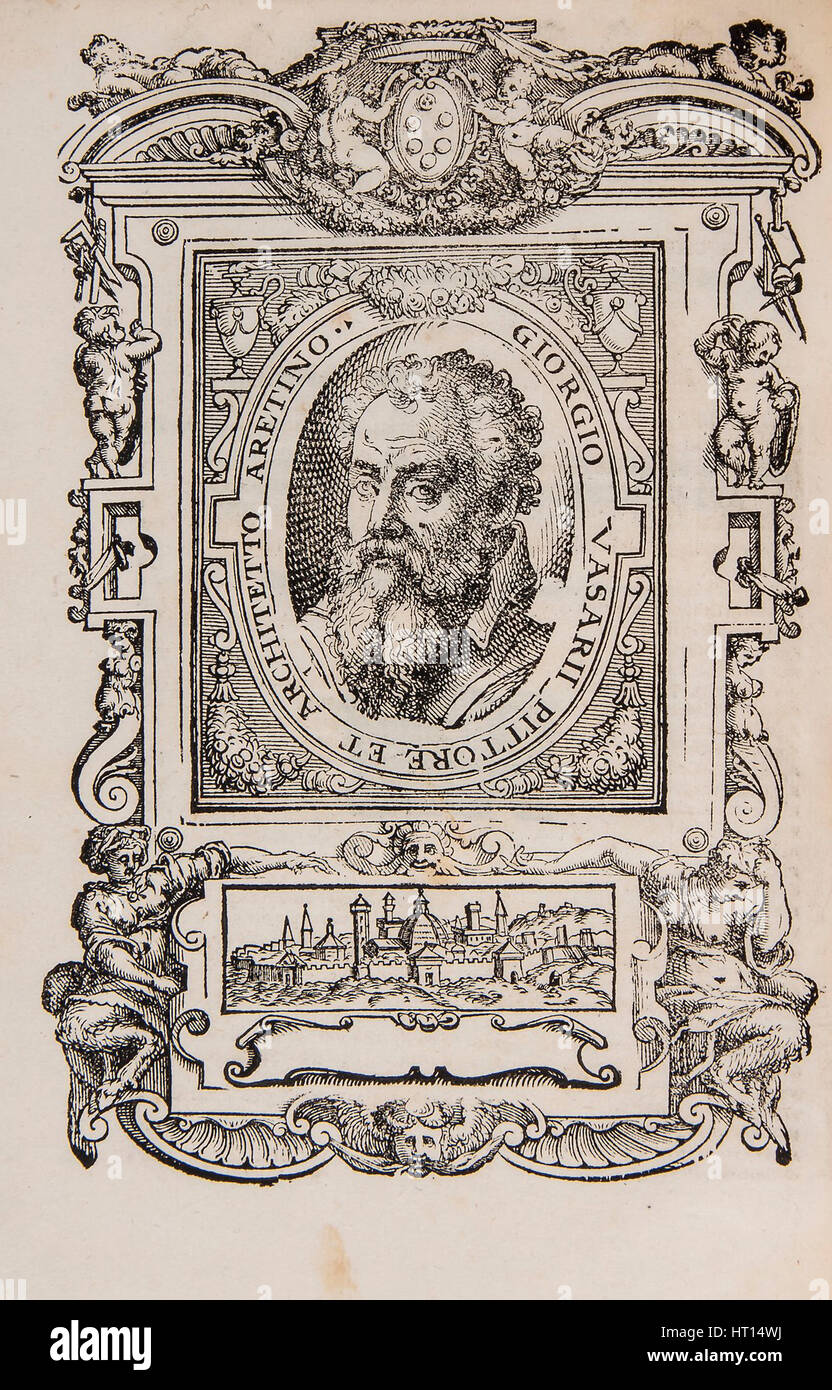 Giorgio Vasari. From: Giorgio Vasari, The Lives of the Most Excellent Italian Painters, Sculptors, a Artist: Anonymous Stock Photo