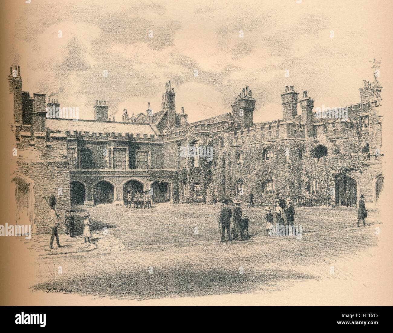'Friary Court, St James's Palace', 1902. Artist: Thomas Robert Way ...