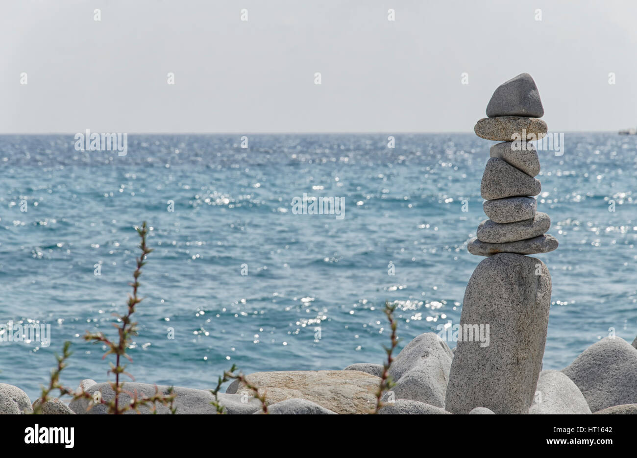 Perfection Balancing Rocks View of art work of perfect balance stones Stock Photo - Alamy