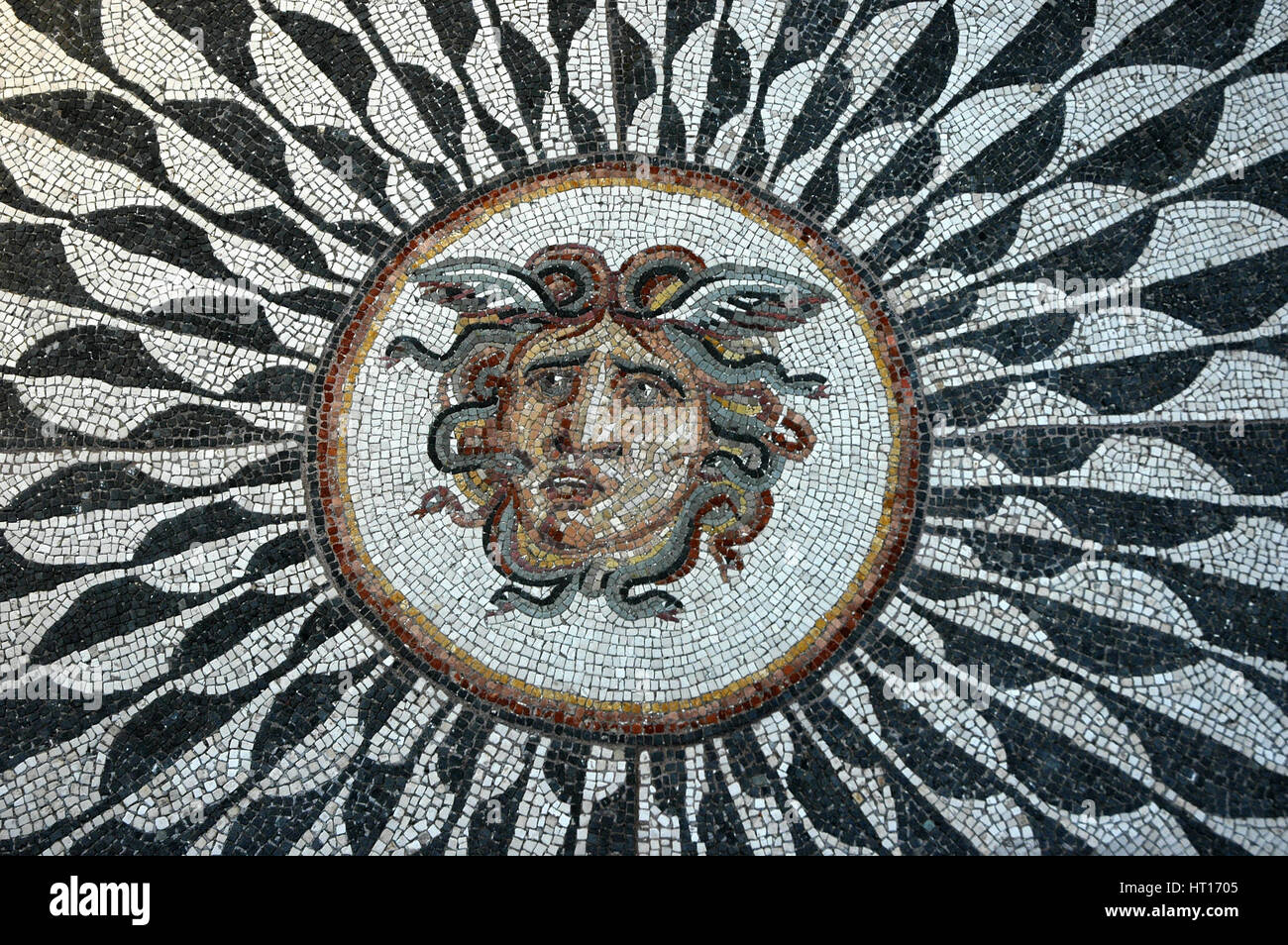 Roman Mosaic Medusa High Resolution Stock Photography and Images Alamy