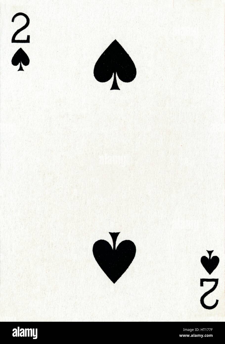 2 of Spades from a deck of Goodall & Son Ltd. playing cards, c1940