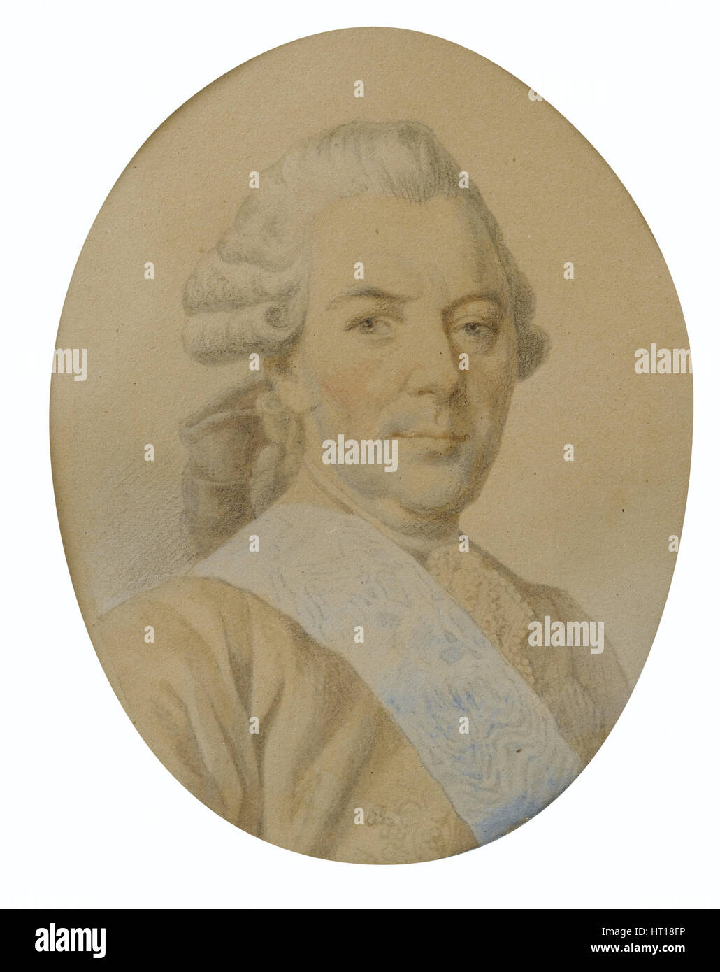 Portrait of Ivan Ivanovich Betskoi (1704-1795), Mid of the 18th century. Artist: Anonymous Stock Photo