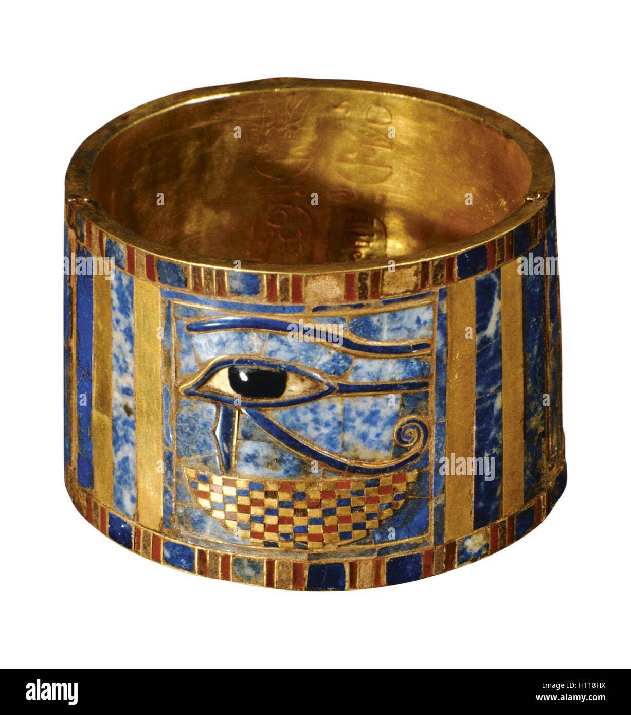 Bracelet with the Eye of Horus, 943-922 BC. Artist: Ancient Egypt Stock Photo