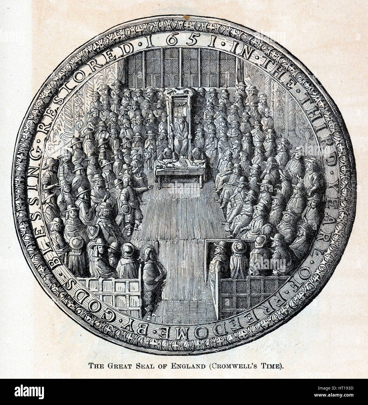 The Great Seal of England (Cromwell's Time), 1882. Artist Anonymous