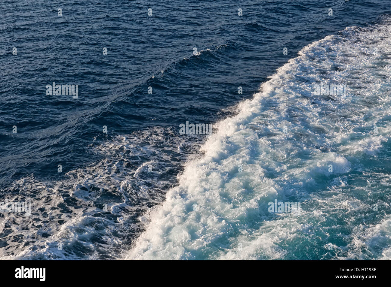 Blue abstract wave ocean water background Stock Photo - Alamy