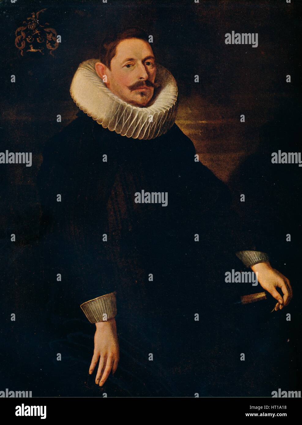 'Portrait of Alexander Triest, Baro D'Auweghem', c1630. Artist: Anthony van Dyck. Stock Photo