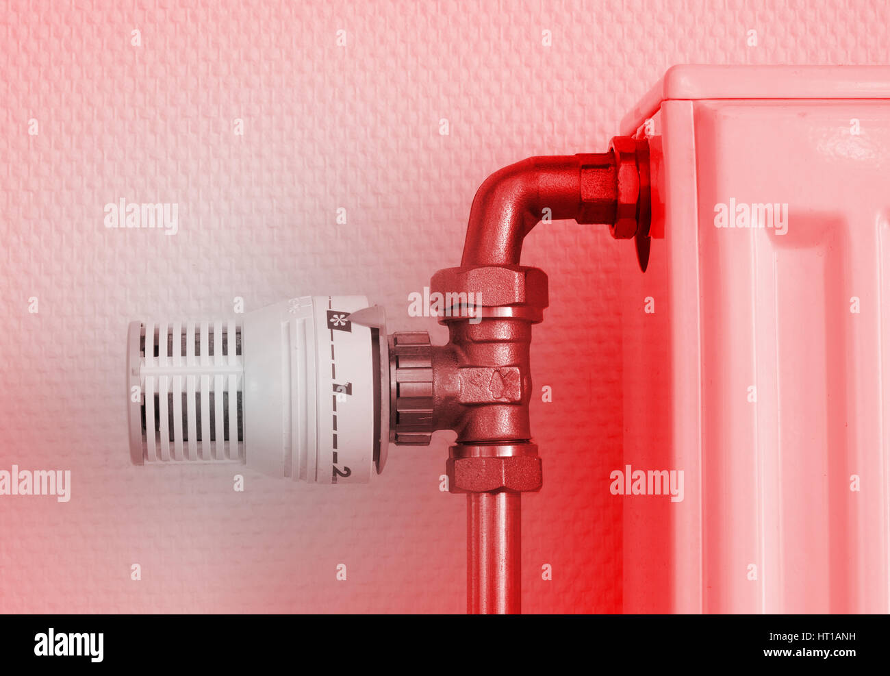 Temperature knob of heating radiator, used and dusty Off Stock Photo Alamy