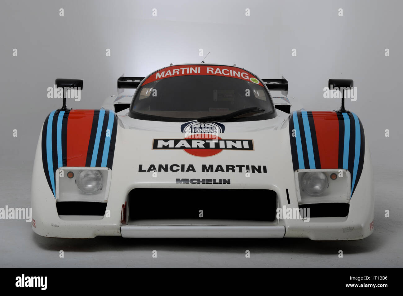 Lancia Martini Le Mans car chasis no 0007 1983. Artist: Simon Clay. Stock Photo