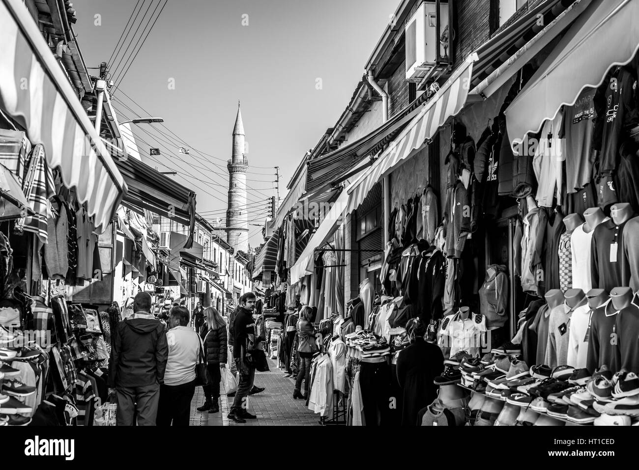 Nicosia market Black and White Stock Photos & Images Alamy