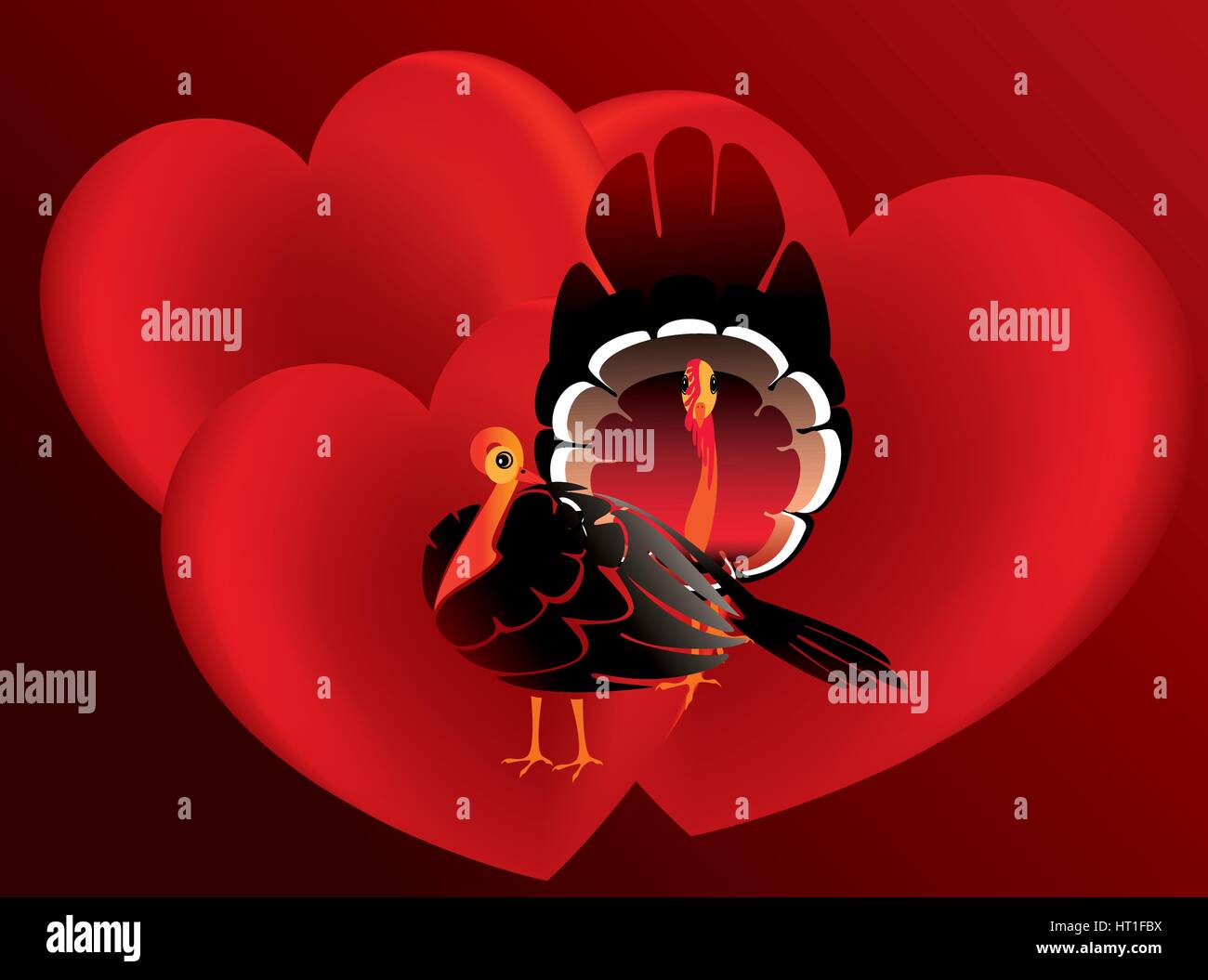 Fat turkey bird Stock Vector Images - Alamy