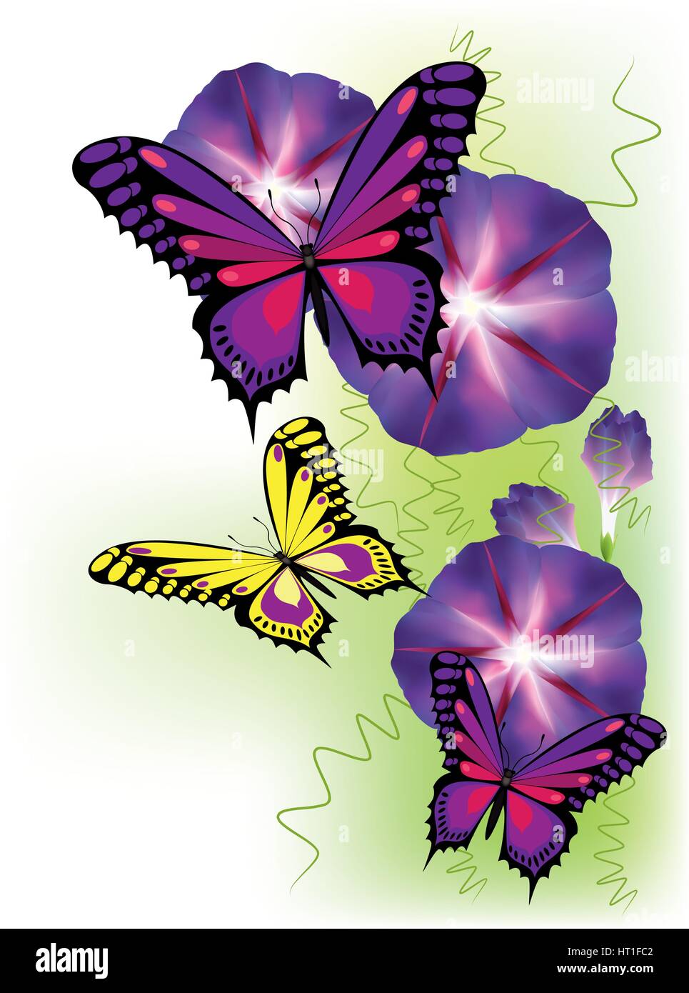 beautiful Butterflies Stock Vector