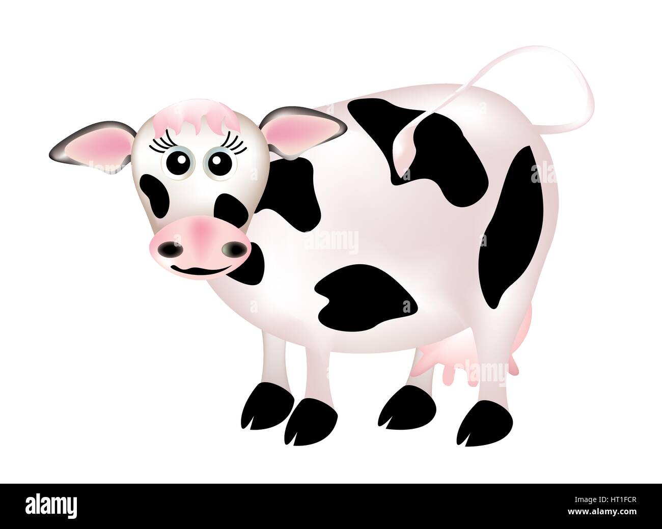 Group of cows Stock Vector