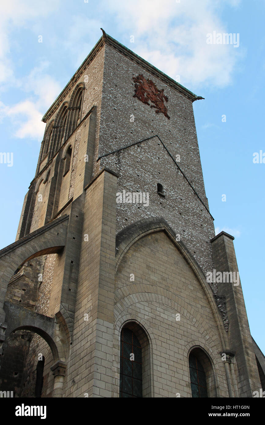 Charlemagne tower in Tours (France Stock Photo Alamy