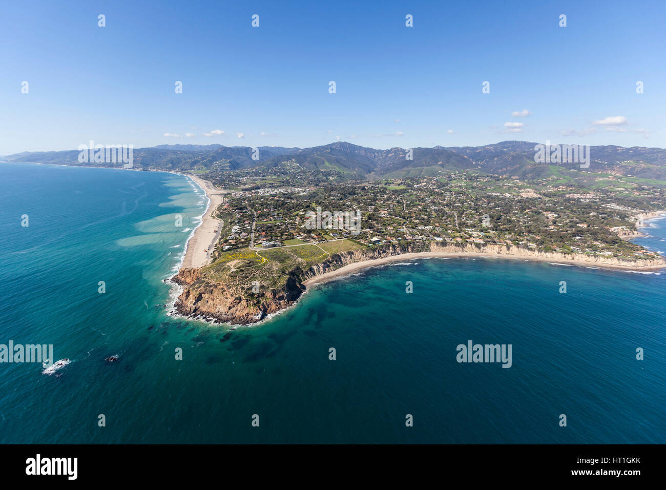Point dume aerial hi-res stock photography and images - Alamy