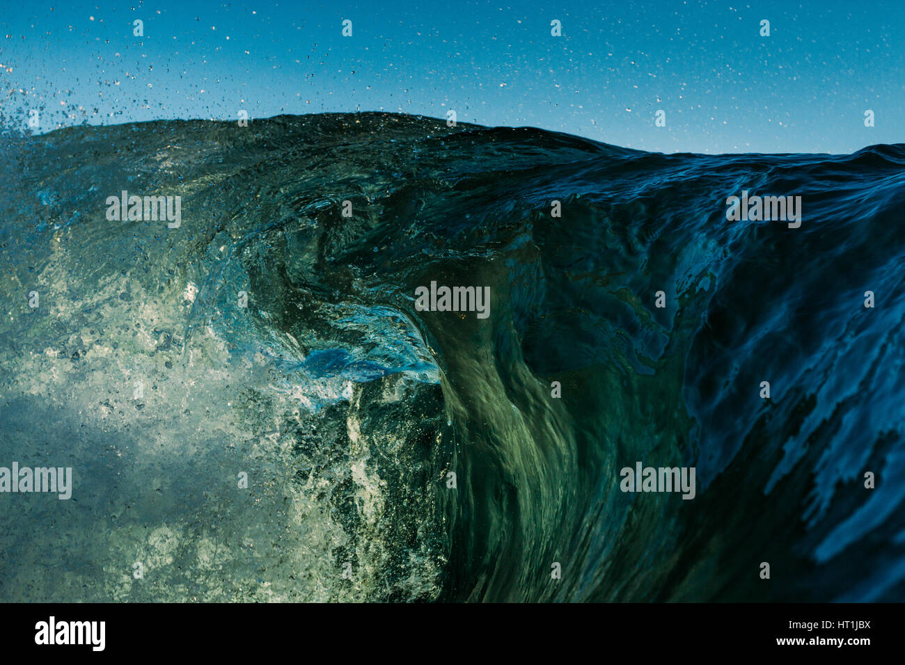Ocean Wave Textures Stock Photo
