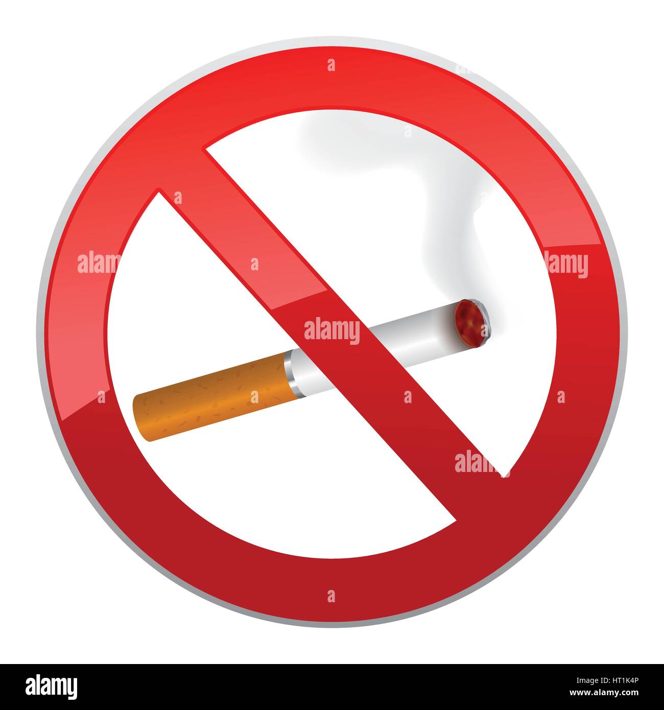cigarettes no No smoking symbol. Inscription of cigarettes on pure background Stock  Vector Image & Art