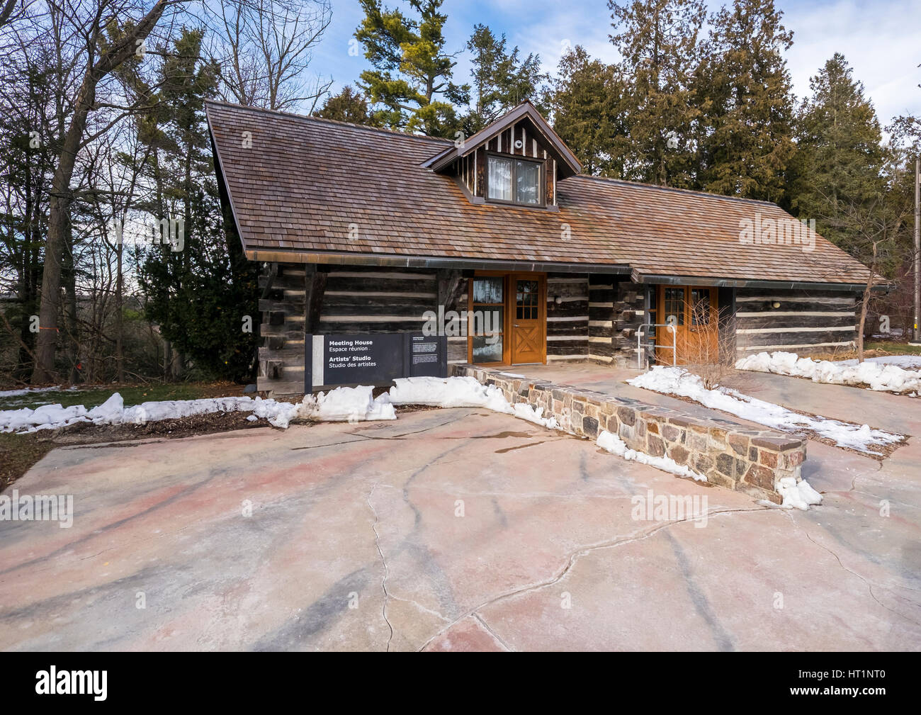 Old Canadian Log House Stock Photos Old Canadian Log House Stock