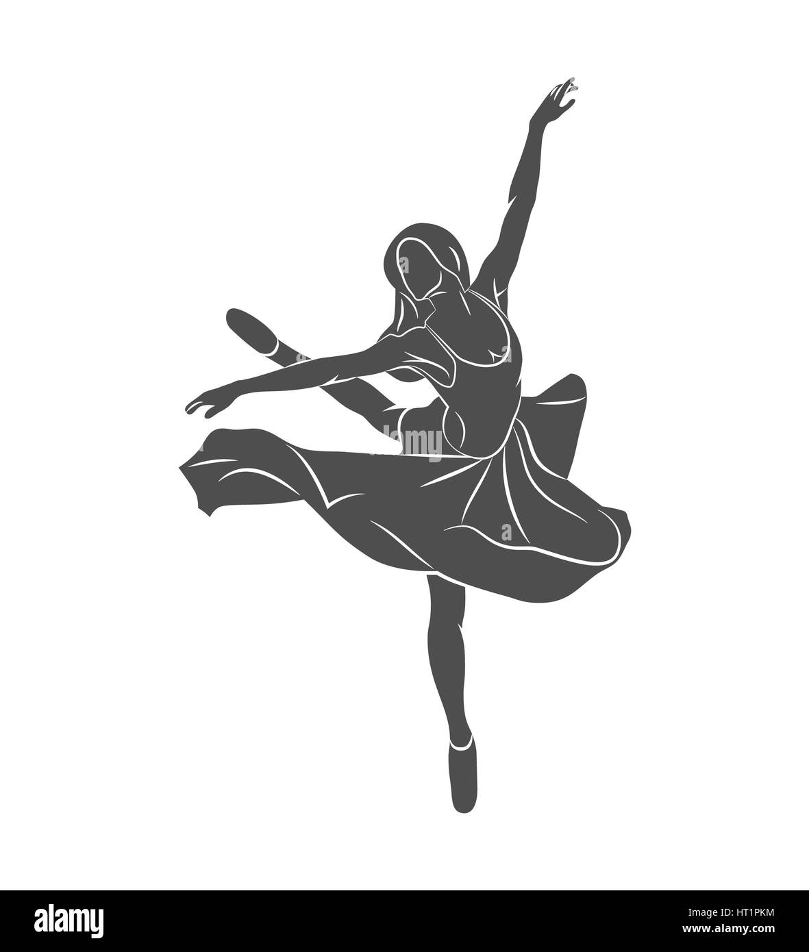 Ballet Dancers Silhouette
