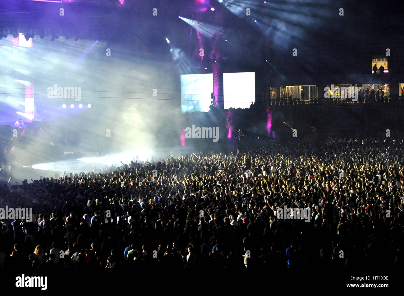 CLUJ NAPOCA, ROMANIA – JULY 30, 2015: Dj ATB (Andre Tanneberger) mixing ...