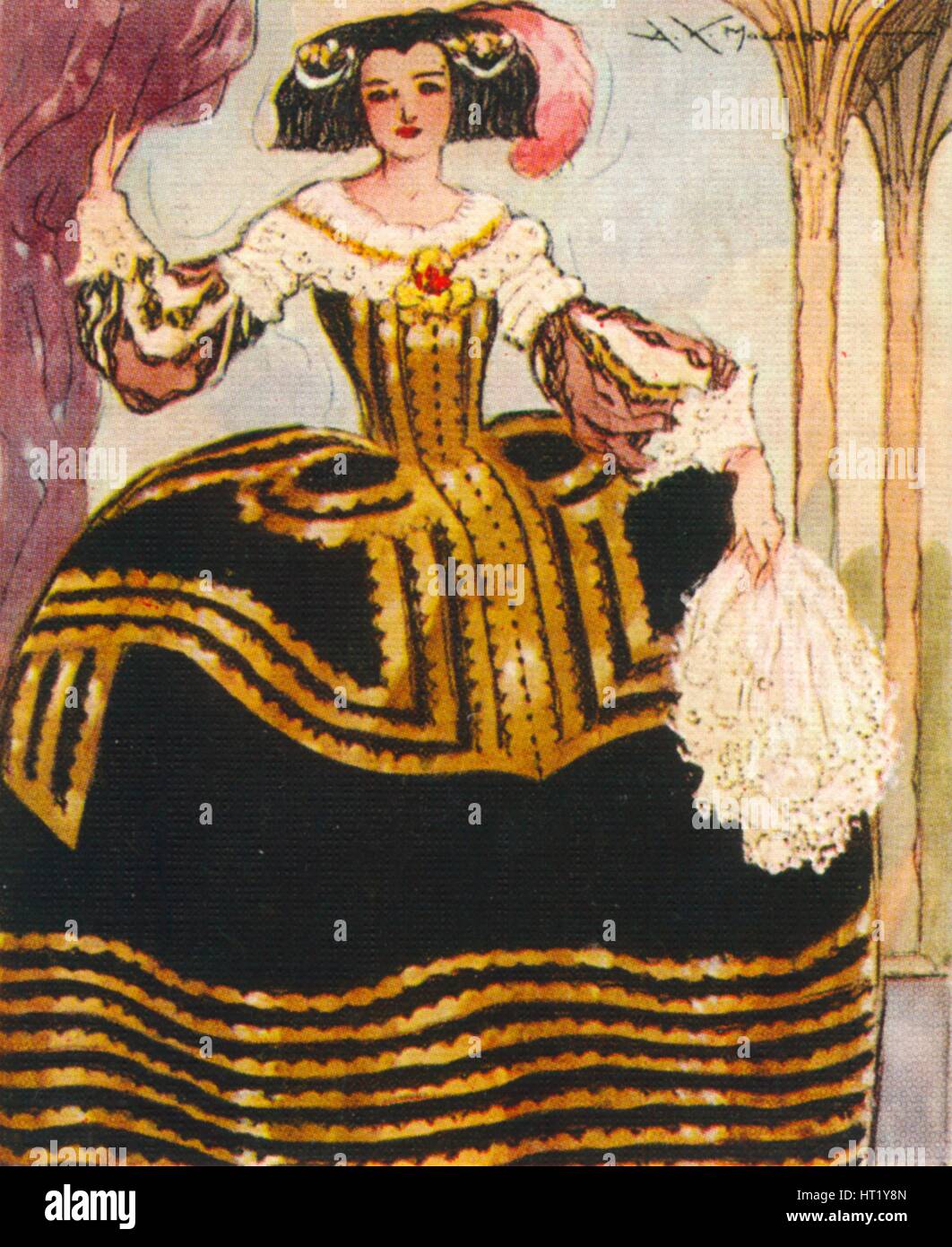 Isabella of Bourbon, Countess of Charolais (1436-1465), 1937. Artist: Alexander K MacDonald Stock Photo